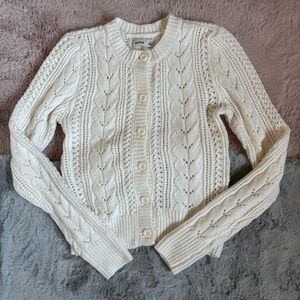 Hollister button up sweater